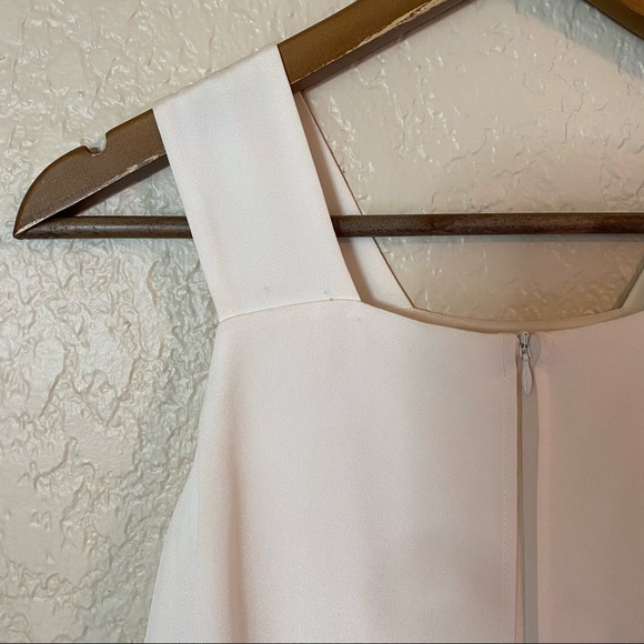Theory 100% Silk White Cocktail Dress Size 4 - Picture 8 of 11